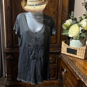 Embroidered Black Women's Blouse